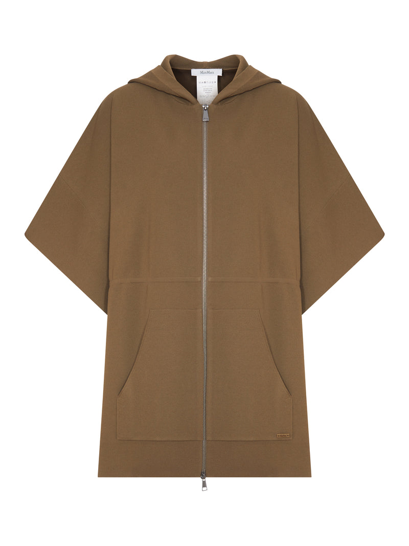 WIDE VISCOSE CREPE CARDIGAN