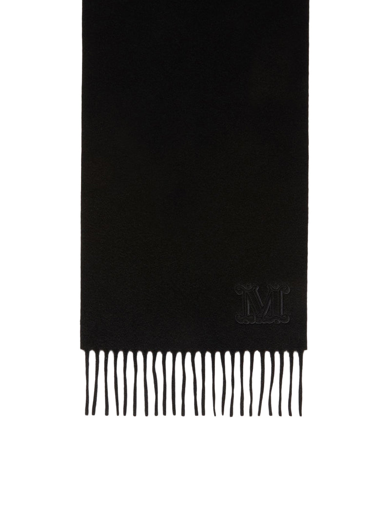 CASHMERE STOLE WITH MONOGRAM EMBROIDERY