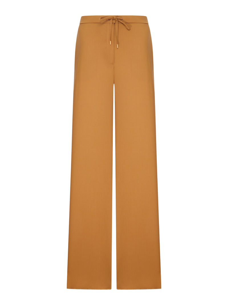 LIGHTWEIGHT WOOL CANVAS TROUSERS