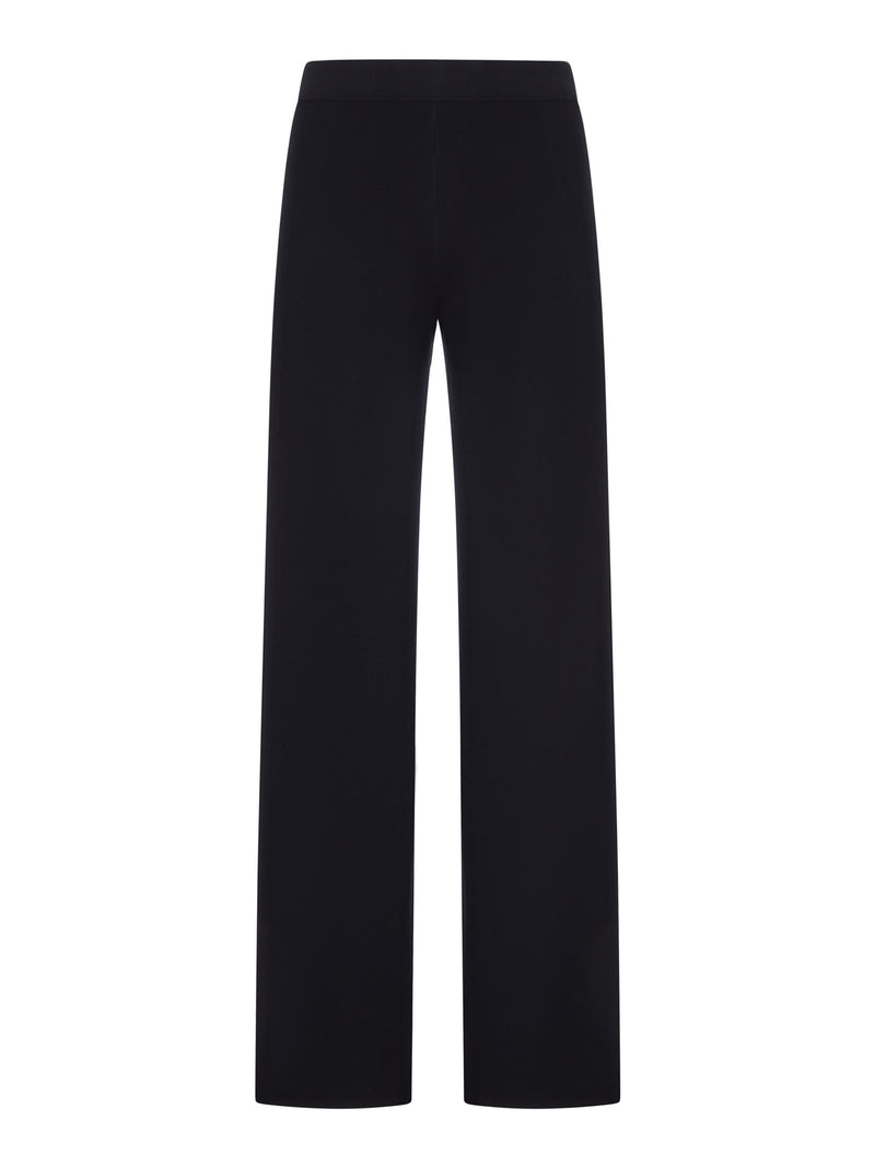 STRAIGHT-LEG KNITTED TROUSERS