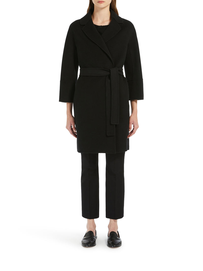 ARONA BELTED WOOL WRAP COAT