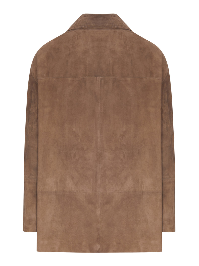 SUEDE LAMBSKIN OVERSHIRT