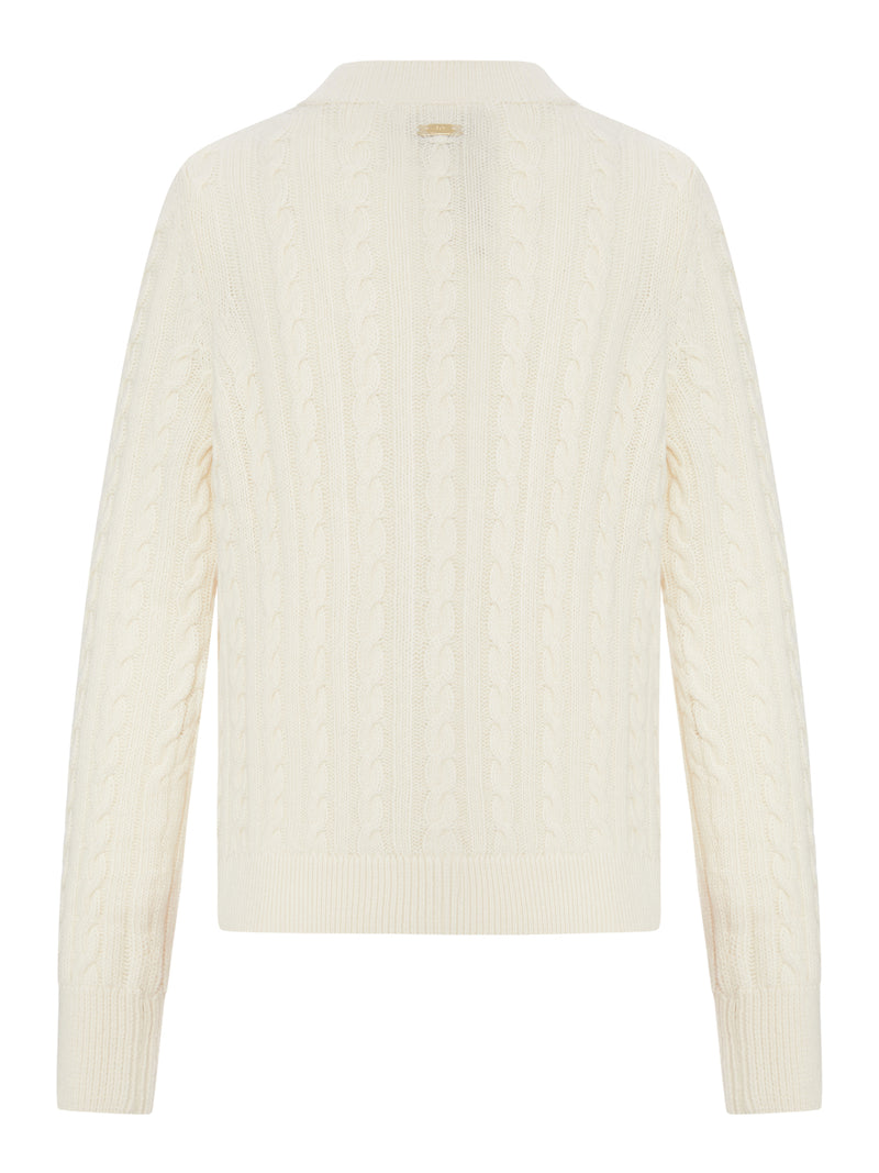 CABLE KNIT SWEATER