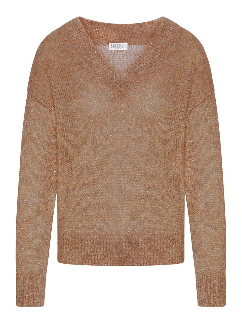 DAZZLING ENGLISH HALF RIB COTTON SWEATER