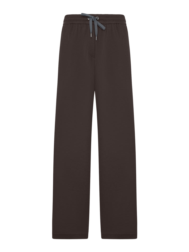 WIDE LEG TROUSERS WITH DRAWSTRING