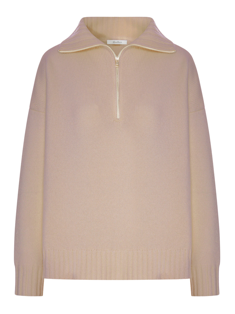 HIGH NECK SWEATER IN CASHMERE YARN