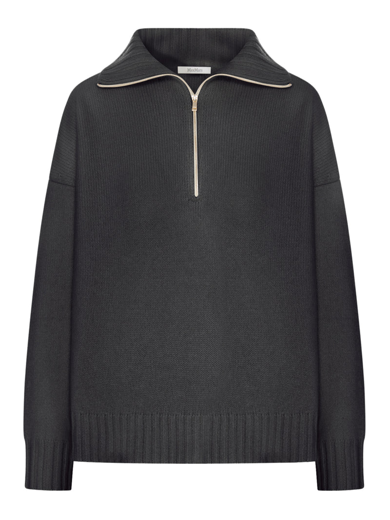 HIGH NECK SWEATER IN CASHMERE YARN