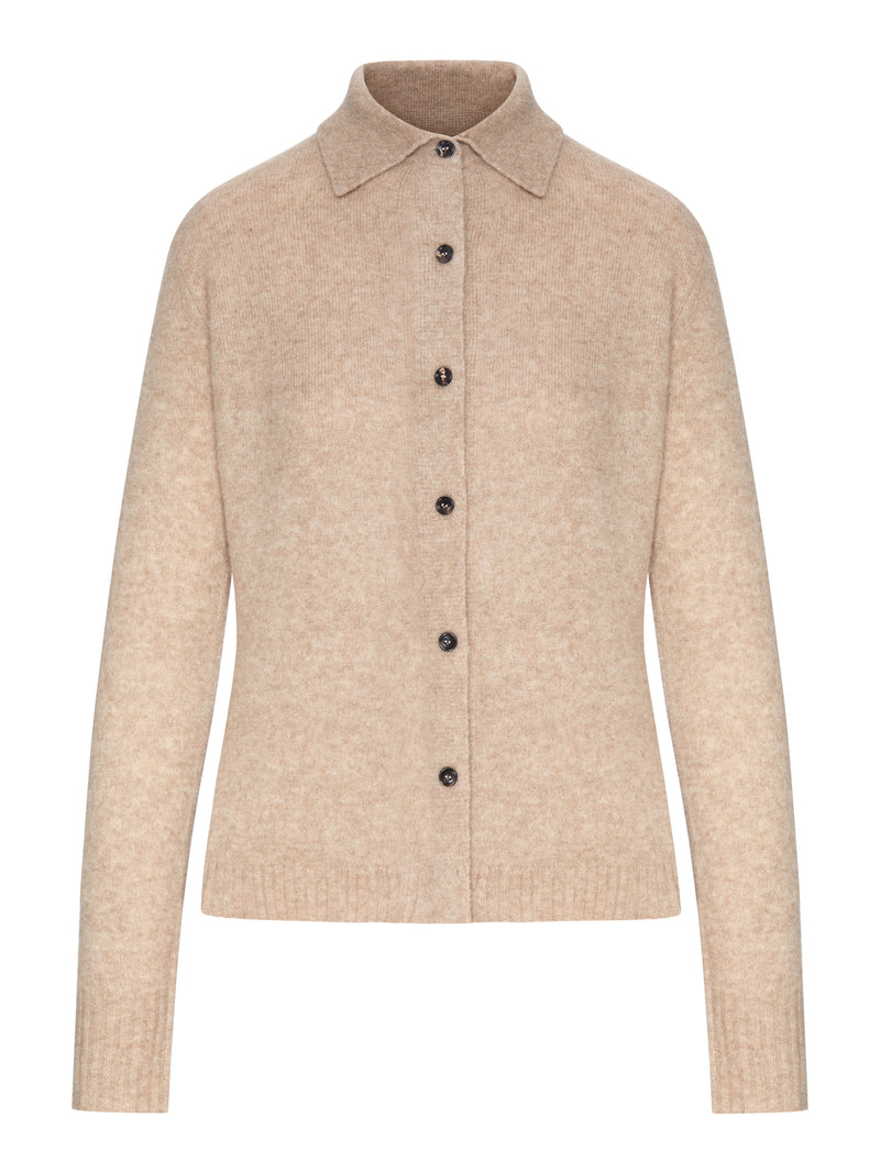 COLLARED CARDIGAN