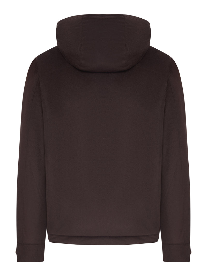 ALBINI CASHMERE HOODED JACKET