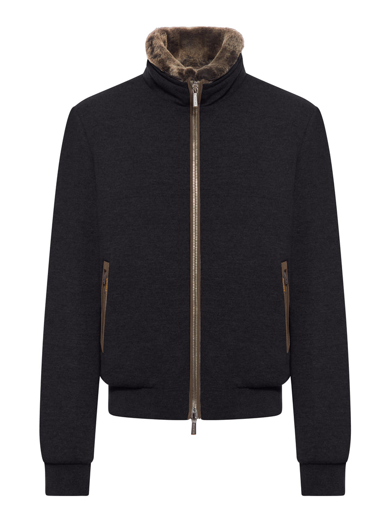 BEAUTIFUL CASHMERE AND SILK BOMBER JACKETS