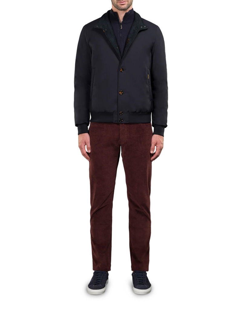 JANOS PUM HIGH-NECK BOMBER JACKET