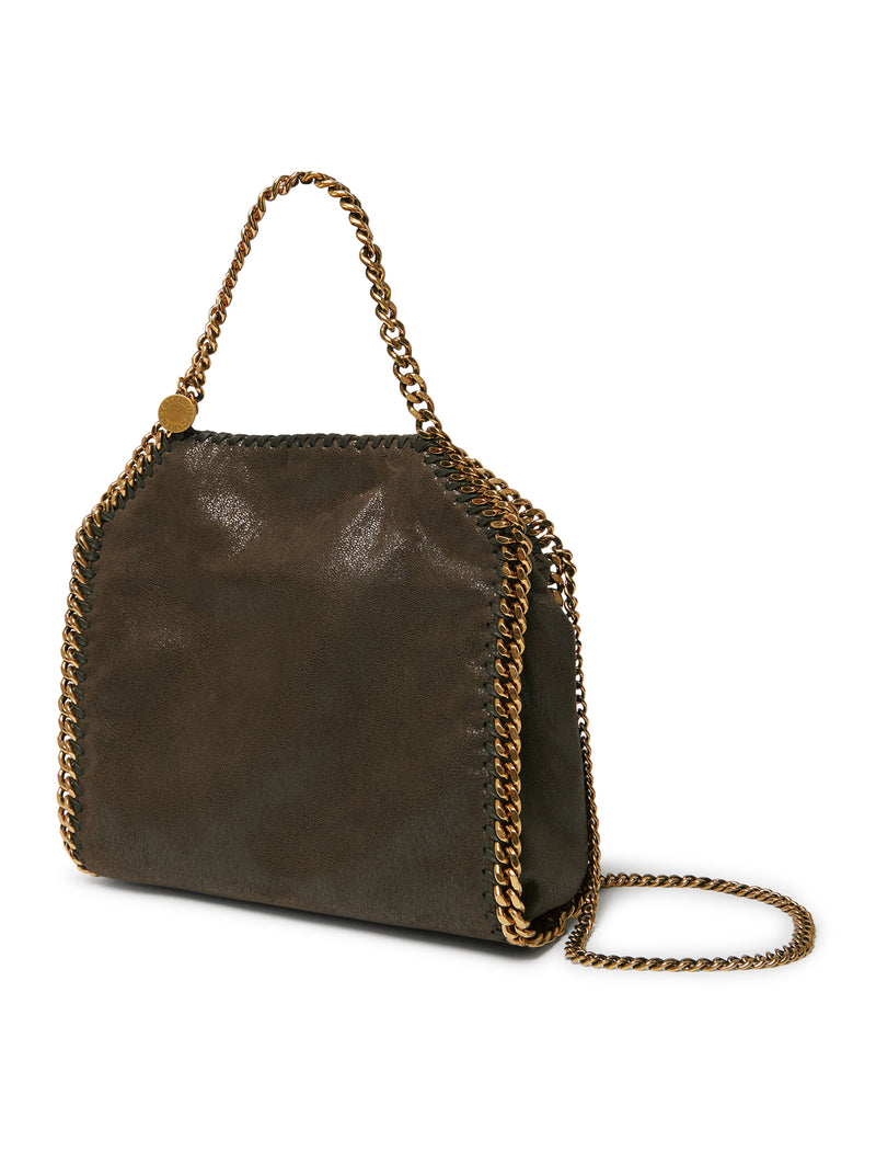 FALABELLA MINI HANDBAG IN CHOCOLATE SHAGGY DEER