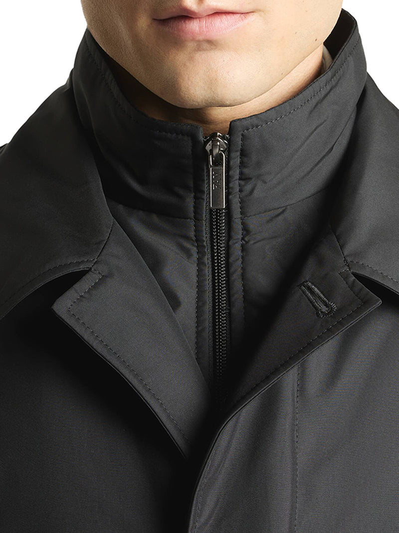 TECHNICAL POPLIN MORNING COAT