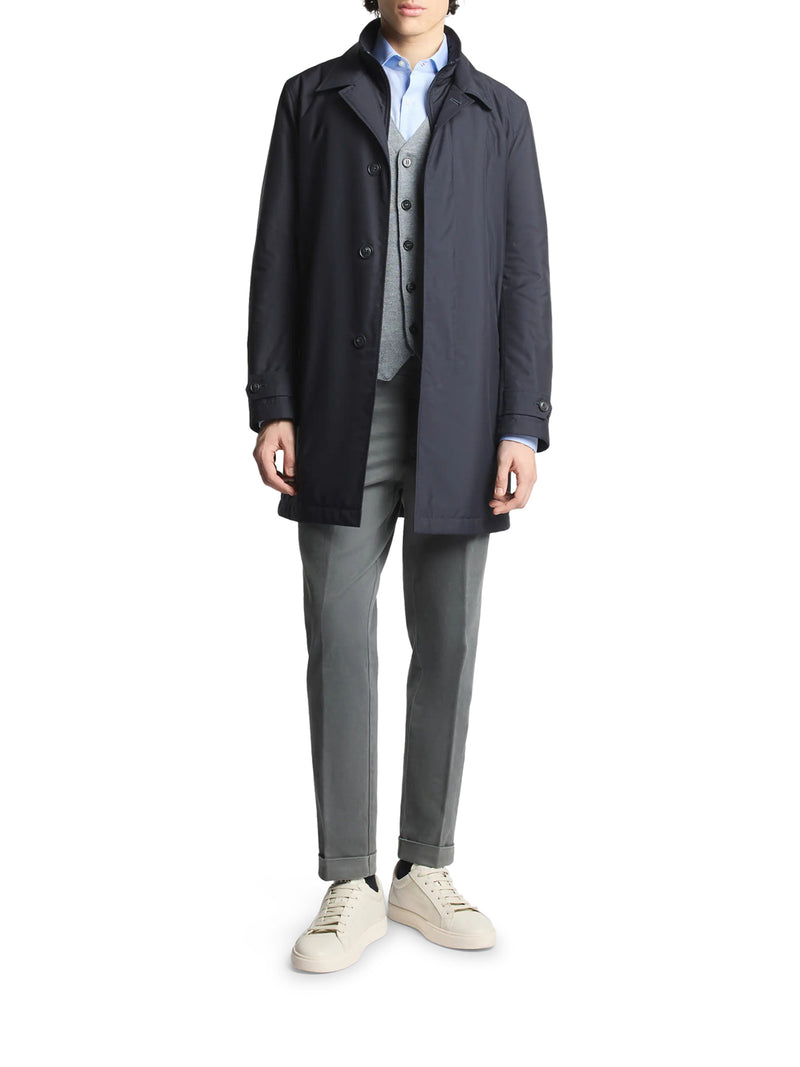 TECHNICAL POPLIN MORNING COAT
