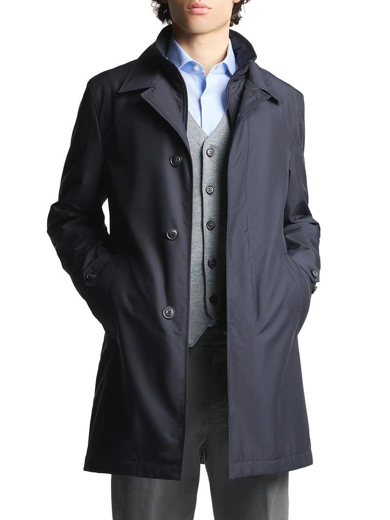 TECHNICAL POPLIN MORNING COAT