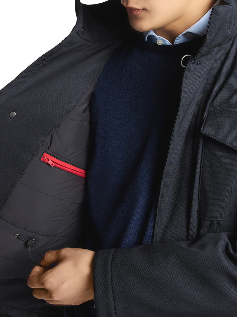 FIELD JACKET TRAVEL IN STRETCH WOOL