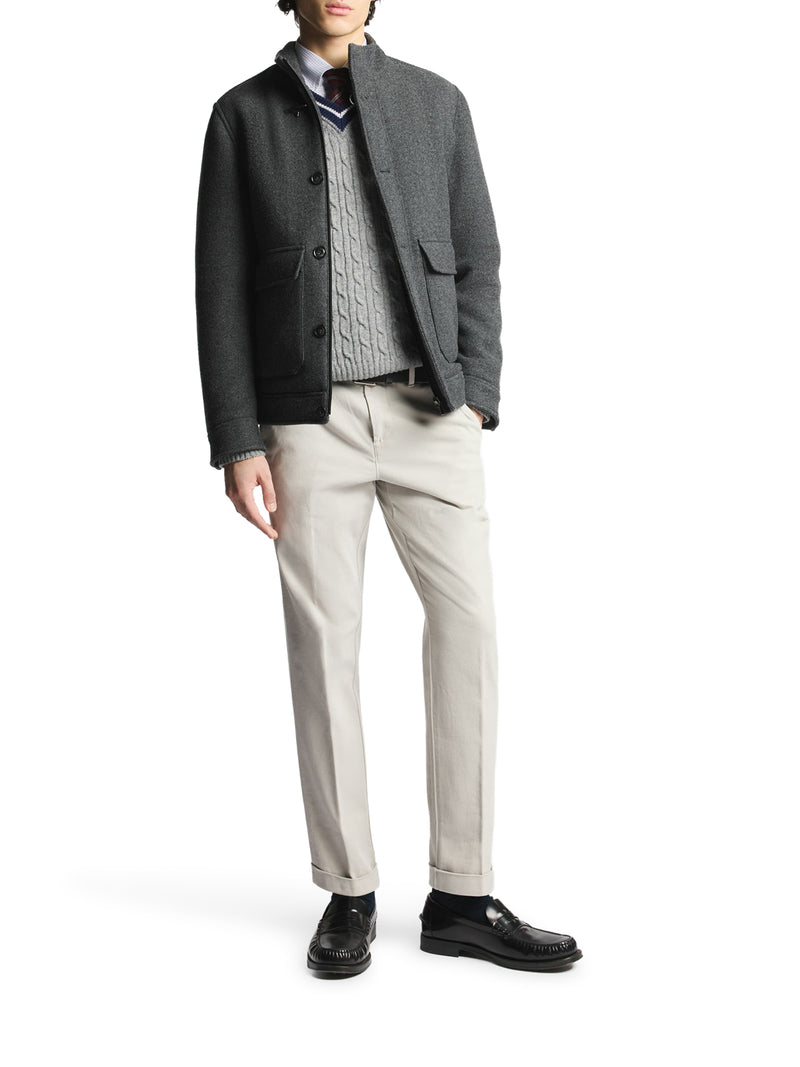 WOOL BOMBER JACKET