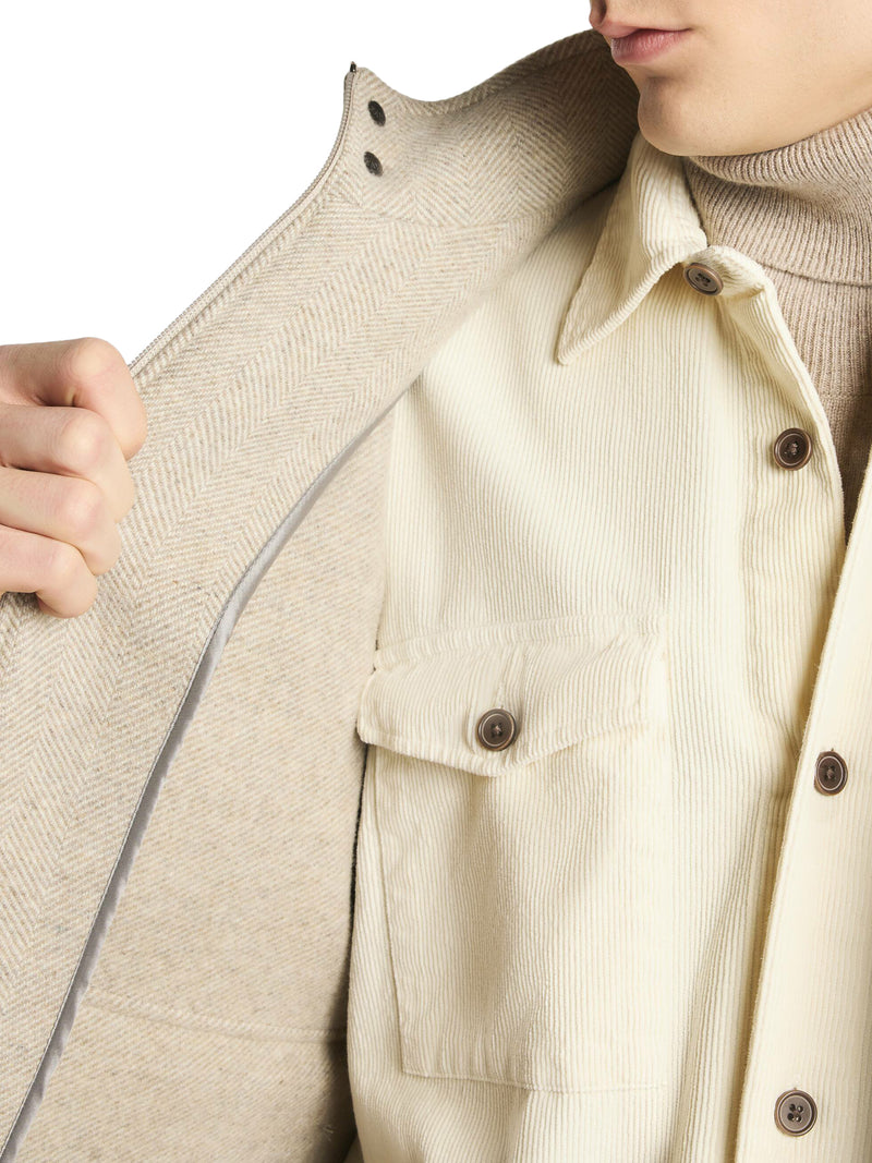 WOOL BOMBER JACKET
