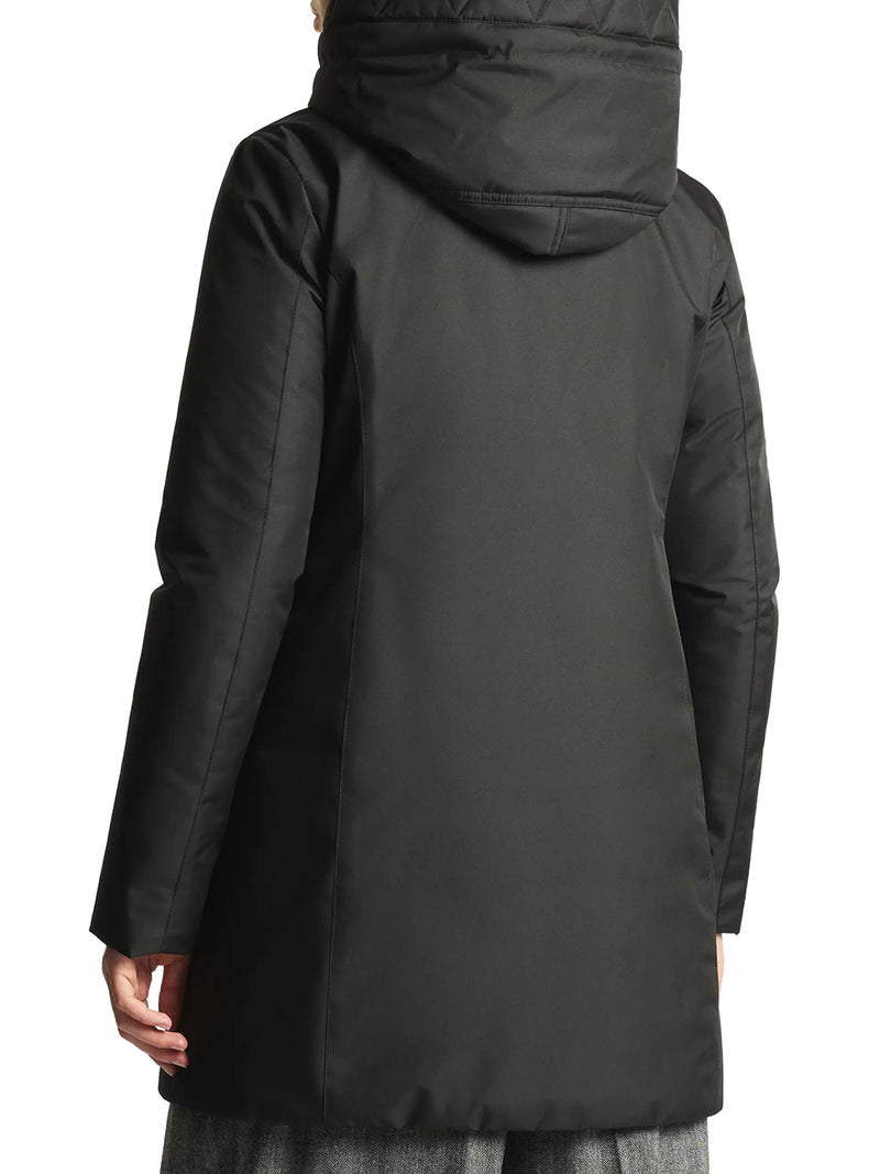 TOGGLE COAT IN TECHNICAL GABARDINE