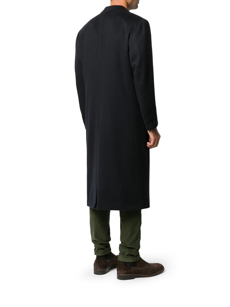 LONG DOUBLE-BREASTED CASHMERE COAT