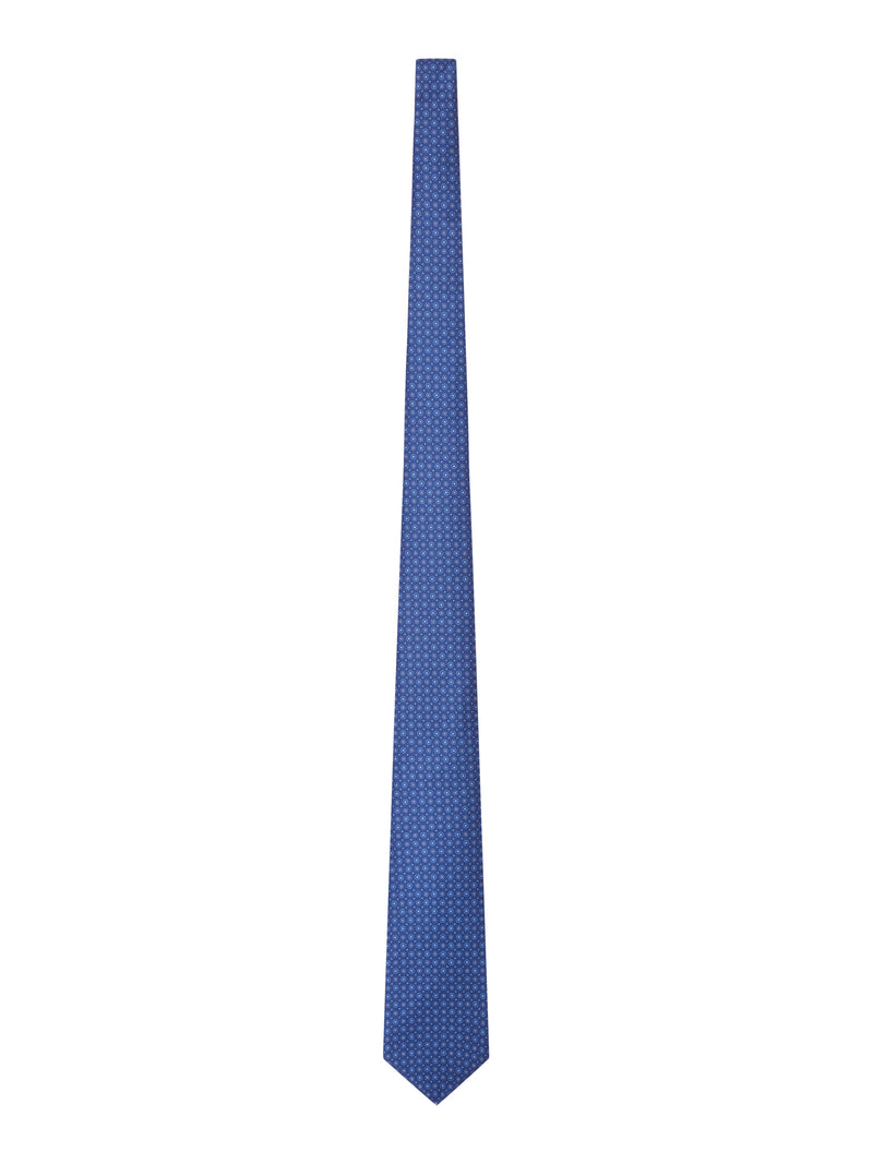 FABRIC TIE WITH MICRO GEOMETRIC PATTERN