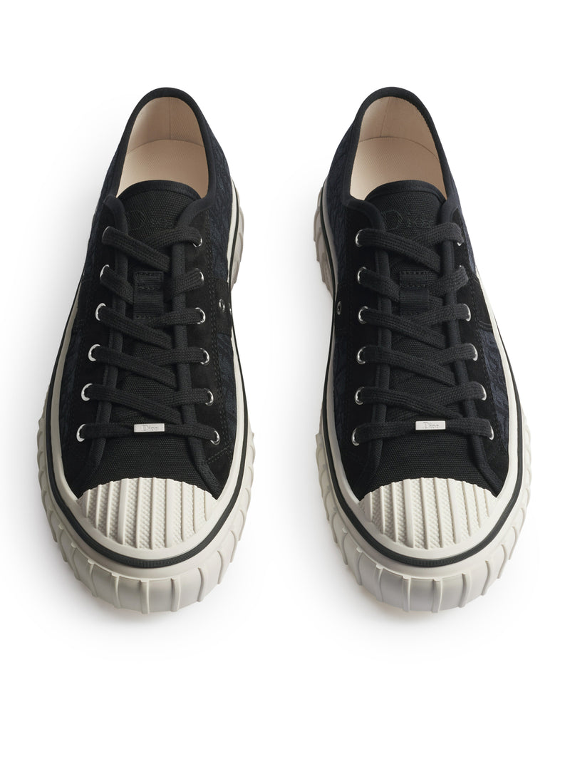 HOOPER LOW-TOP SNEAKERS IN OBLIQUE JACQUARD