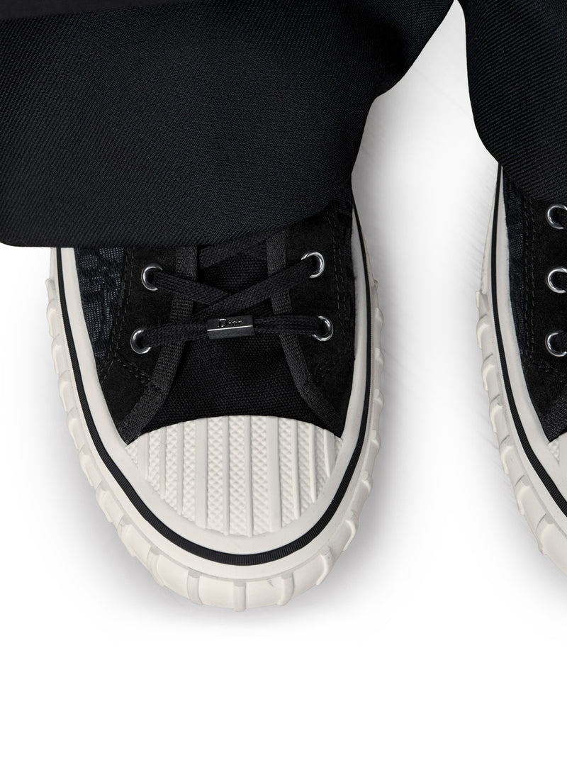 HOOPER LOW-TOP SNEAKERS IN OBLIQUE JACQUARD