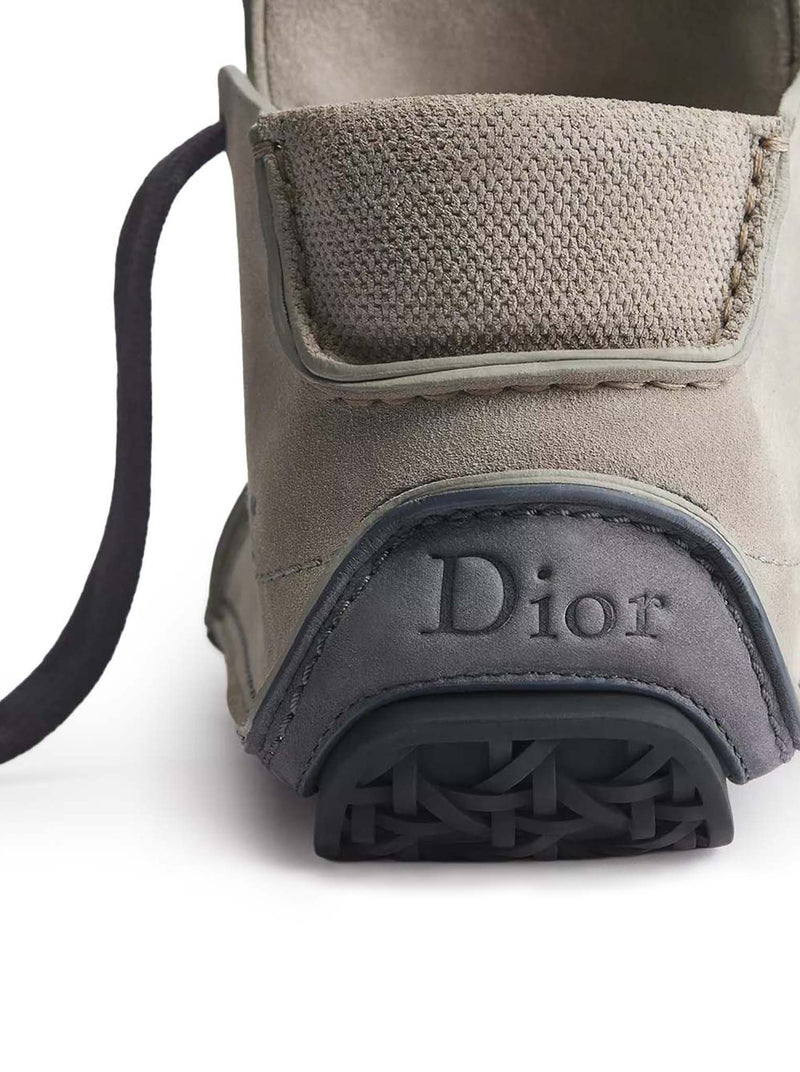 DIOR ROADIE LACE-UP BOOT IN SUEDE