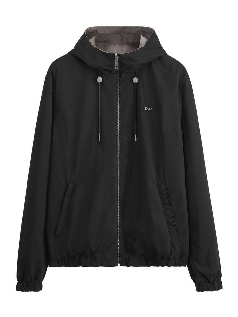 REVERSIBLE WINDBREAKER IN WATER-REPELLENT TECHNICAL FABRIC