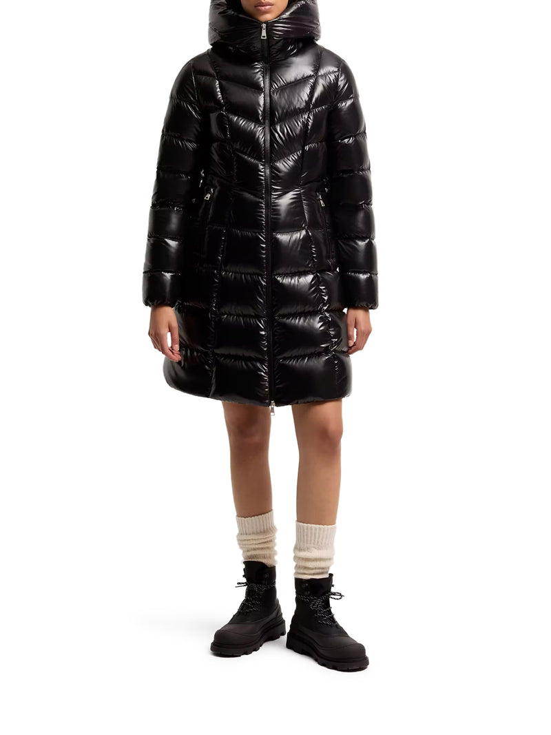 MARUSSE HOODED MIDI PUFFER COAT
