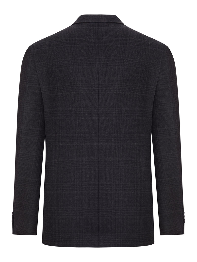 VESUVIO CHECK WOOL BLAZER