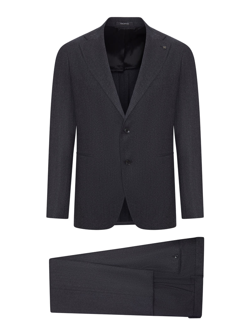 TAILORED WOOL SUIT WITH SINGLE-BREASTED JACKET