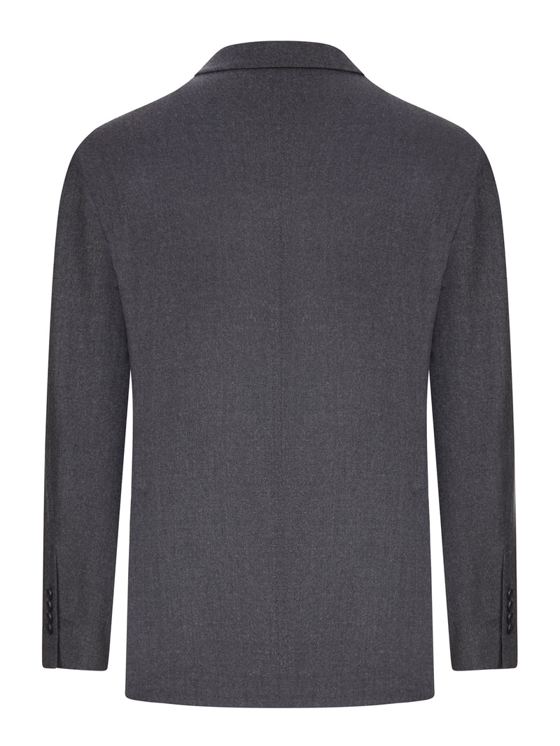 TAILORED WOOL AND SILK BLEND SUIT