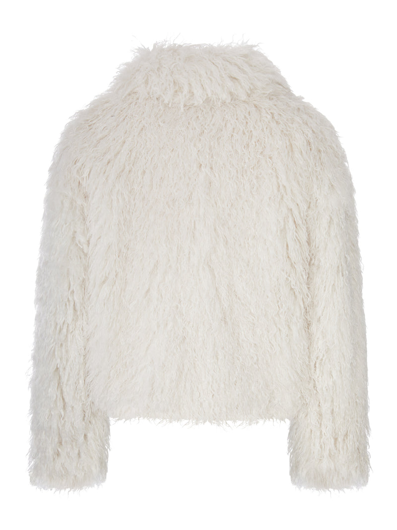SHORT CURLY SHEEPSKIN JACKET