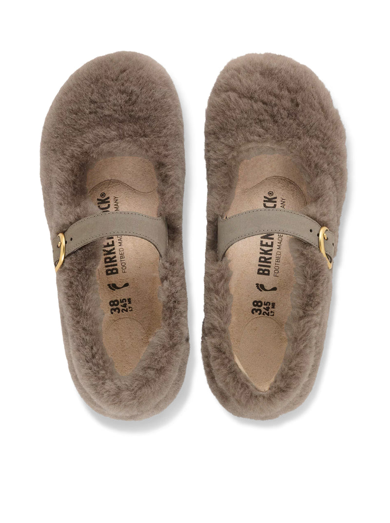 SANTA CLARITA BALLET FLATS WITH FUR