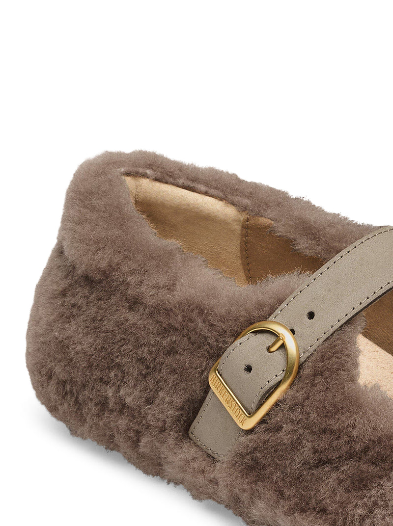 SANTA CLARITA BALLET FLATS WITH FUR
