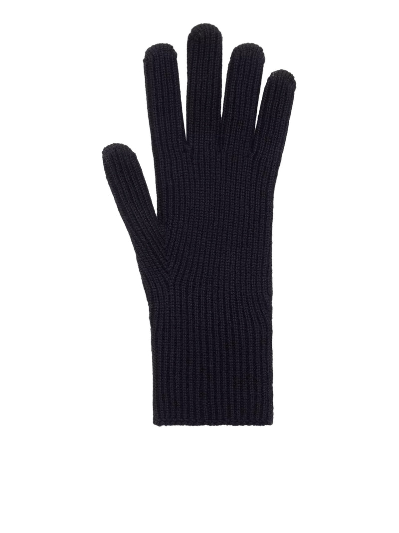 LOGO-DETAILED WOOL GLOVES