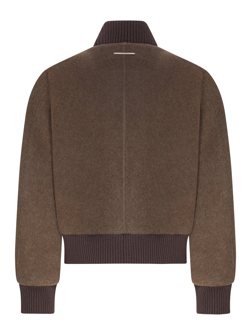 CLARA WOOL BOMBER JACKET