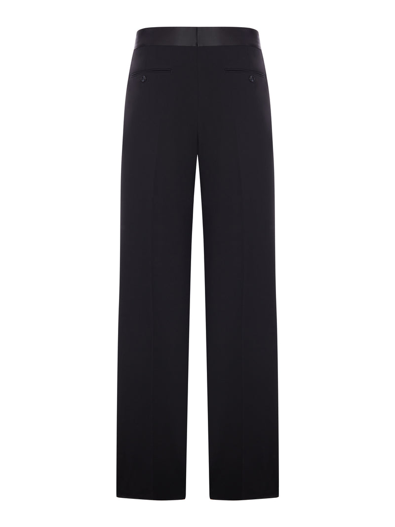 PALAZZO TROUSERS IN FABRIC WITH PLEATS