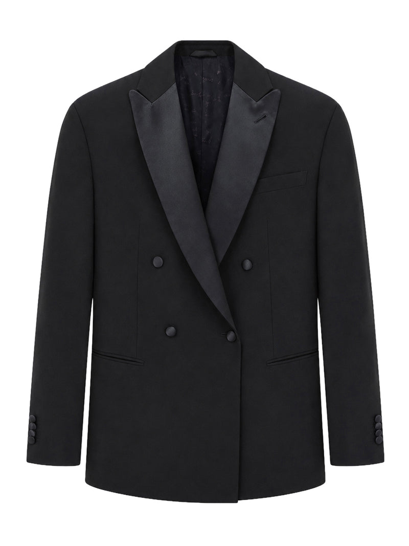 GIORGIO`S VIRGIN WOOL CREPE BLAZER