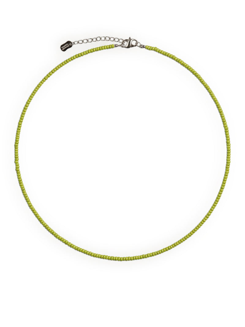 MINI COLORFUL NECKLACES WITH GLASS BEADS