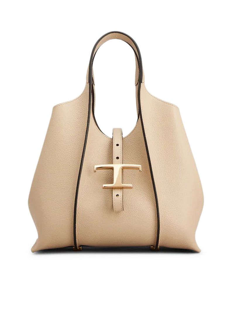 T TIMELESS MINI LEATHER SHOPPING BAG
