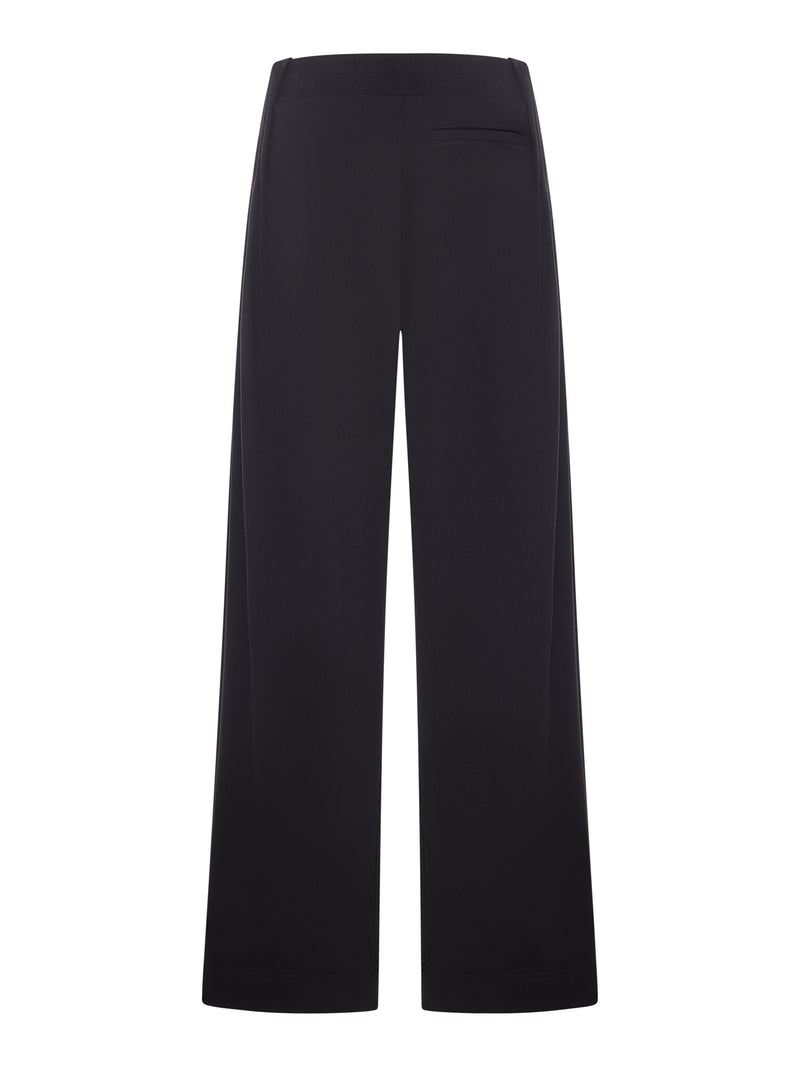 BLACK WIDE LEG PANTS