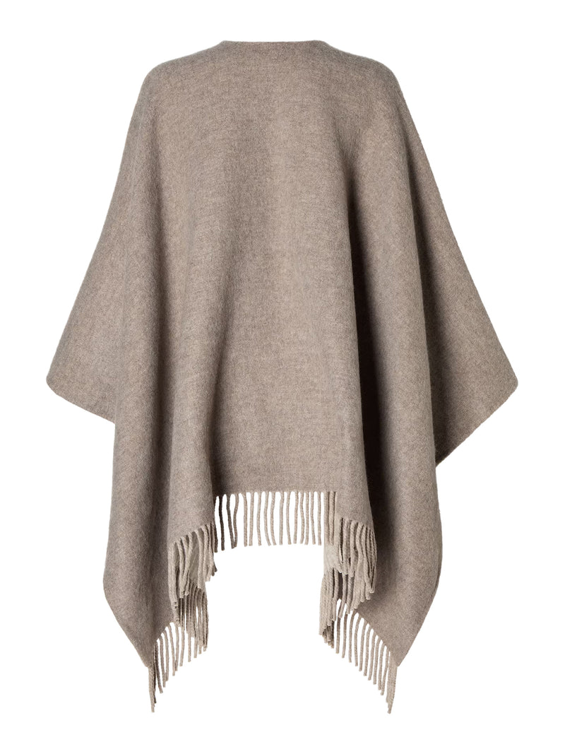 FF WOOL AND CASHMERE PONCHO