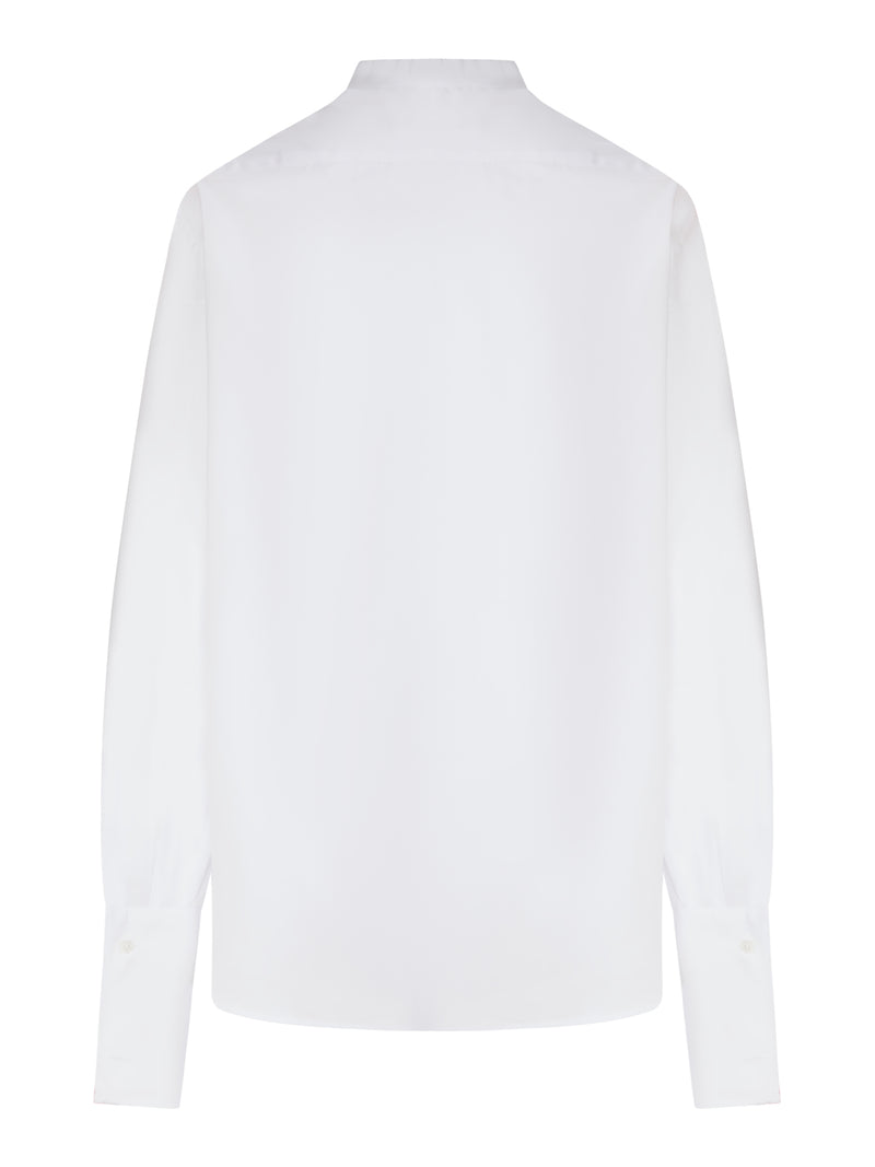 WHITE POPLIN SHIRT