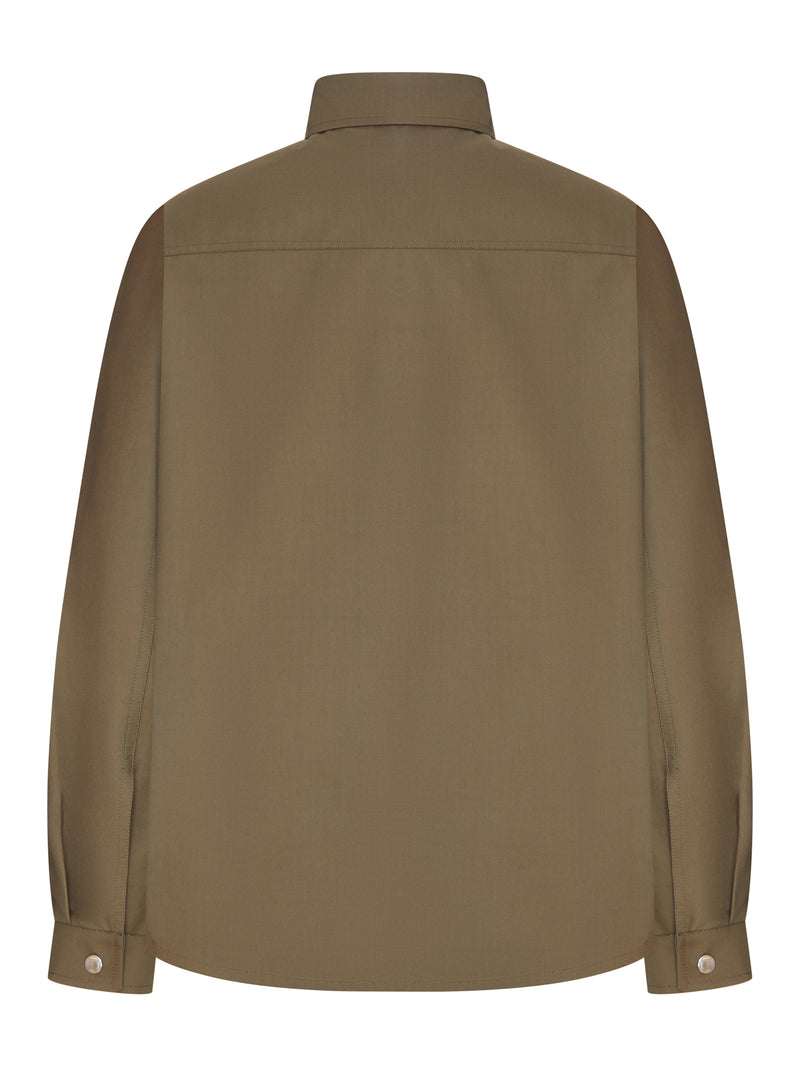 OVERSHIRT WITH FF MOTIF LINING