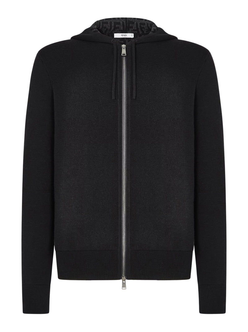 BLACK FF ZUCCA CASHMERE SWEATSHIRT