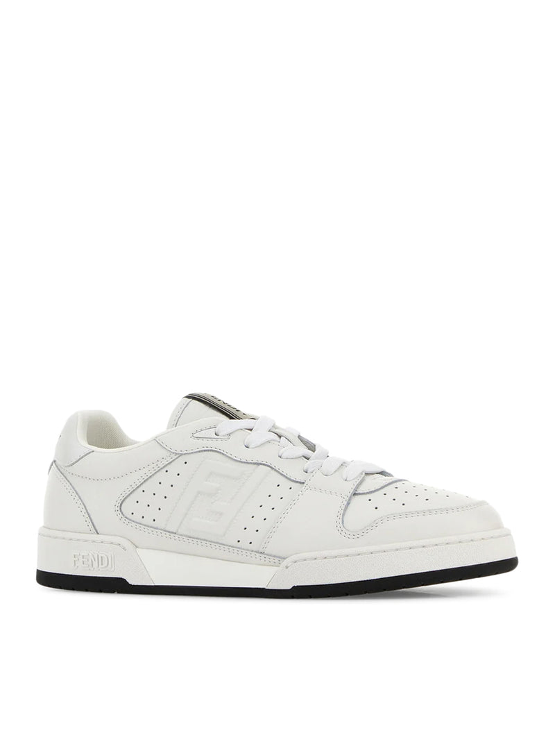 MATCH SNEAKERS IN WHITE LEATHER