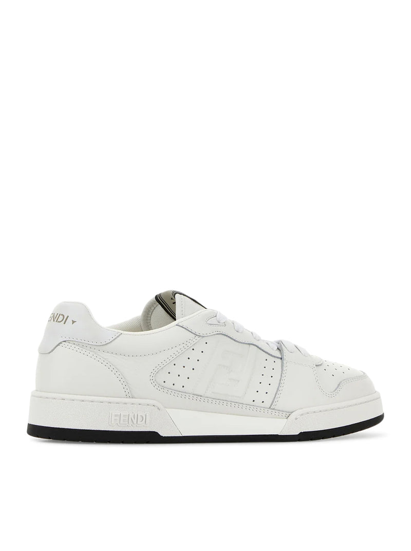MATCH SNEAKERS IN WHITE LEATHER