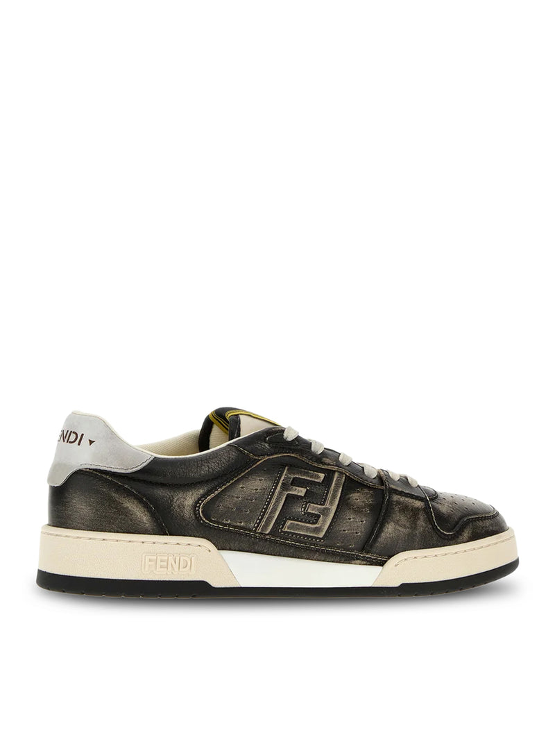 BLACK LEATHER MATCH SNEAKERS